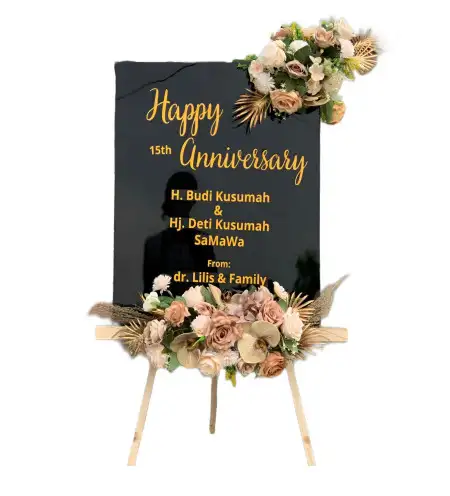 Papan Bunga Akrilik Lawe Sumur