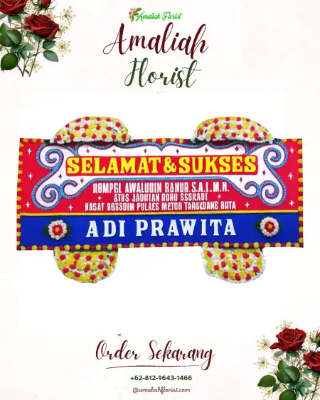 Papan Bunga Ucapan Selamat Lawe Sumur
